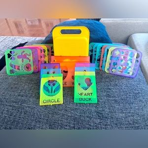 Vintage Tupperwear Stencils